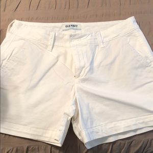 White shorts